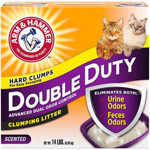 Наполнитель в туалет для котов ARM & HAMMER Двойная нагрузка 6,35 кг (24134)