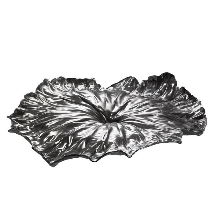 Блюдо Lotus leaf Alessi 44,8x6,3x41 см Металік (2522506)