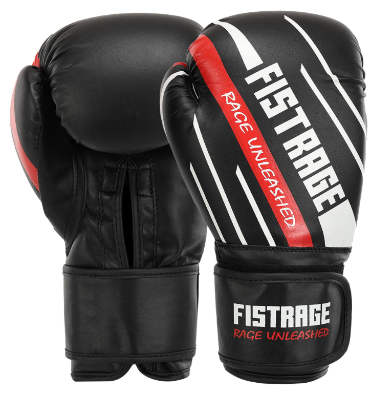Перчатки боксерские FISTRAGE PVC (VL-5119_Черный_10_Унции) Перчатки боксерские FISTRAGE PVC (VL-5119_Черный_10_Унции)