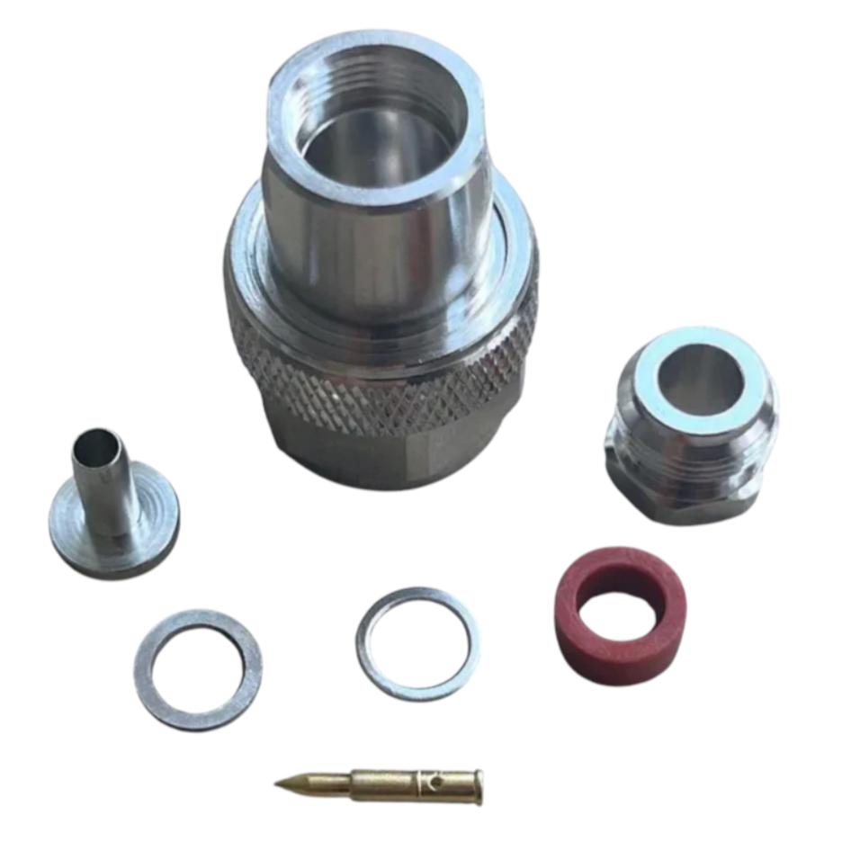 Конектор високочастотний RF N Leno RF Male для кабелю RG223 із золотим покриттям (000049091_1) - фото 10