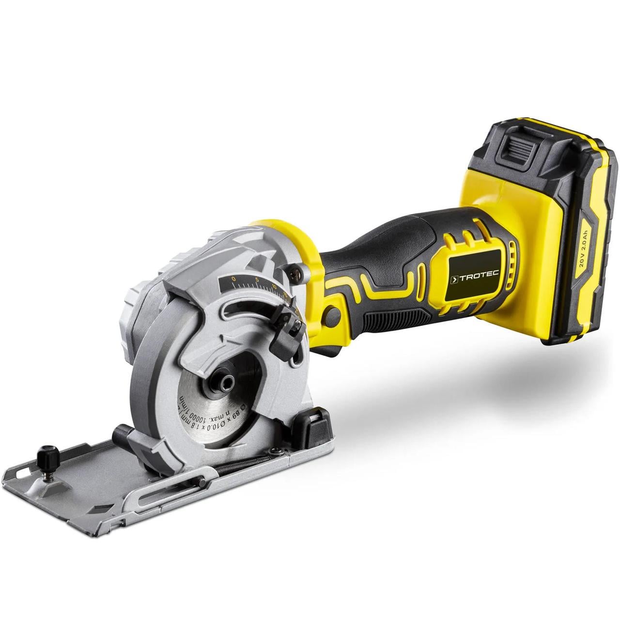 Пила циркулярная аккумуляторная мини Trotec PCSS 05-20V с кейсом (4430000105) Пила циркулярная аккумуляторная мини Trotec PCSS 05-20V с кейсом (4430000105)