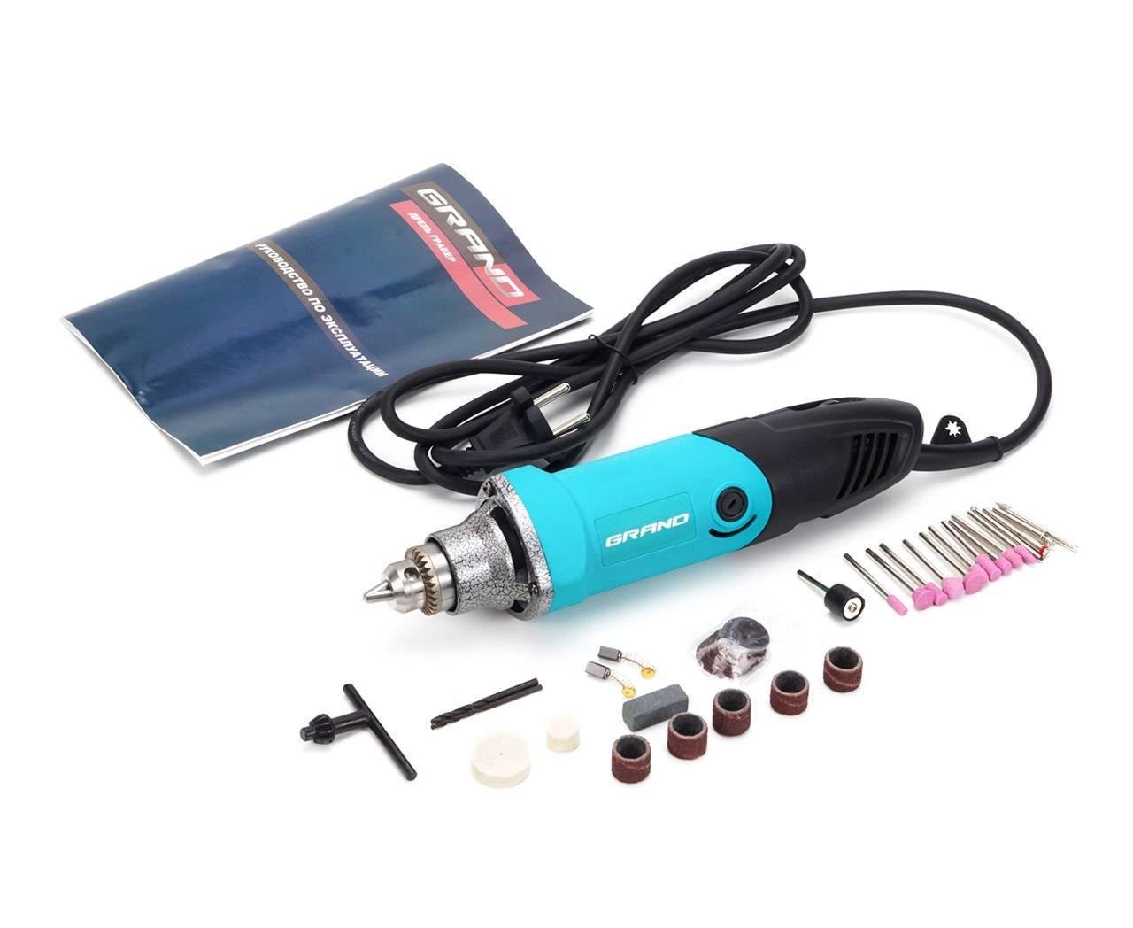 Гравер с кулачковым патроном Grand ДГ-570 27000об/мин (2882454399)