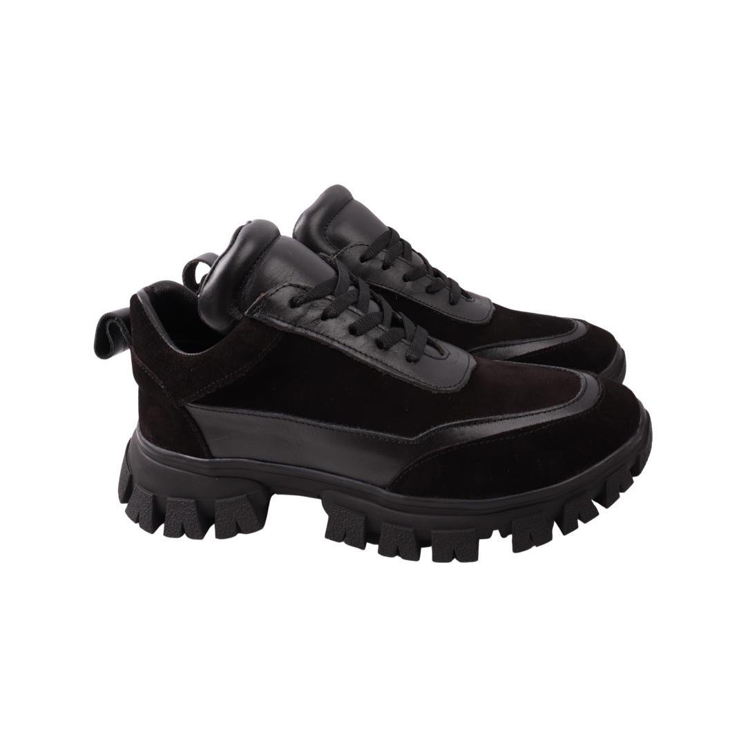 Кроссовки женские Aquamarin из замши р. 40 Черный (2014-21DTS)