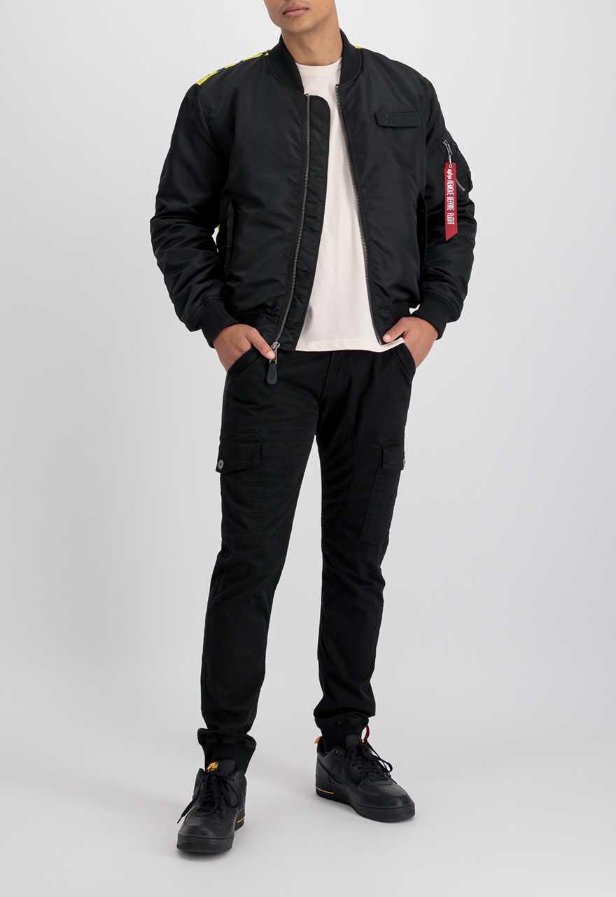 Бомбер Alpha Industries MA-1 VF Fighter Squadron M Black (108101/03BM) - фото 4