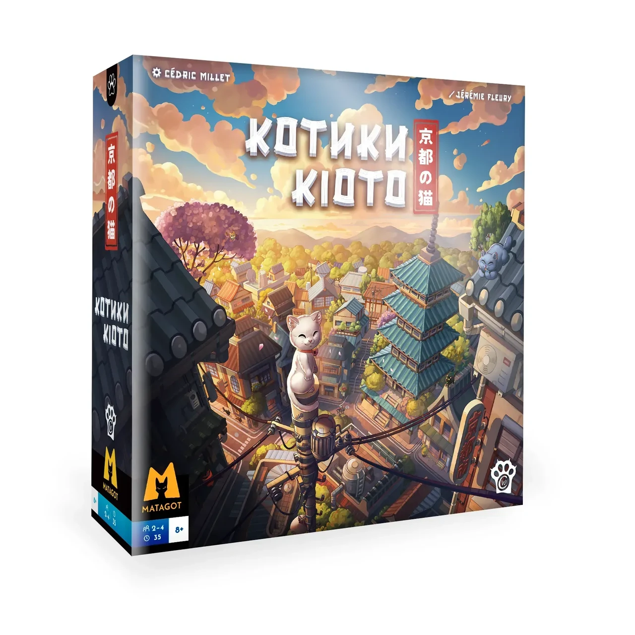 Настольная игра Woodcat "Котики Кіото" (2686906174)
