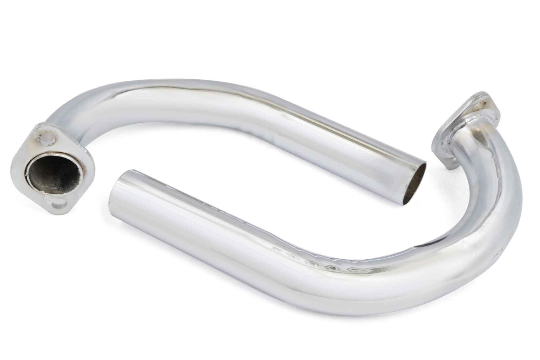 Коліно глушника EVO для ІЖ ЮПІТЕР 2 шт. Хром (K-917)