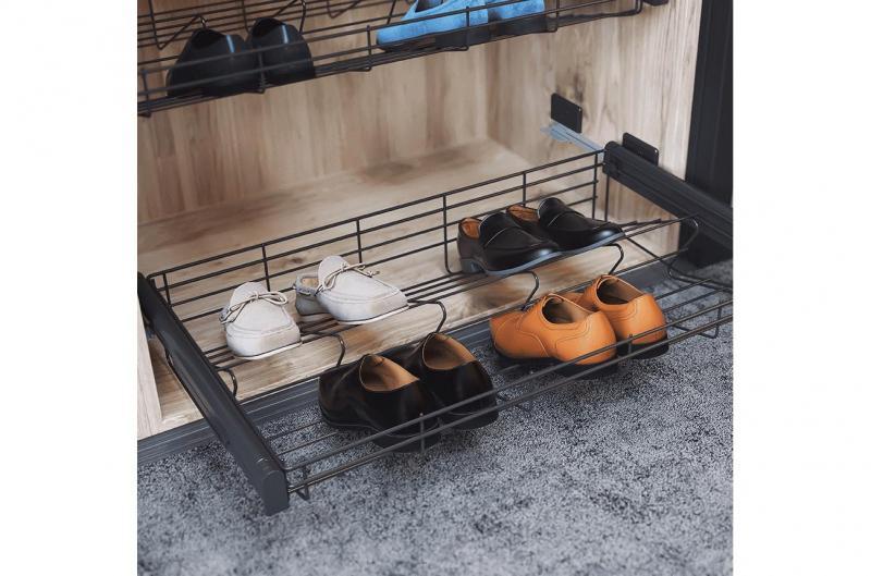 Полиця для взуття Rejs Variant Multi без напрівних 700x480 мм Чорний матовий (WE29.0642.01.061 (011839) - фото 2 Полиця для взуття Rejs Variant Multi без напрівних 700x480 мм Чорний матовий (WE29.0642.01.061 (011839) - фото 2