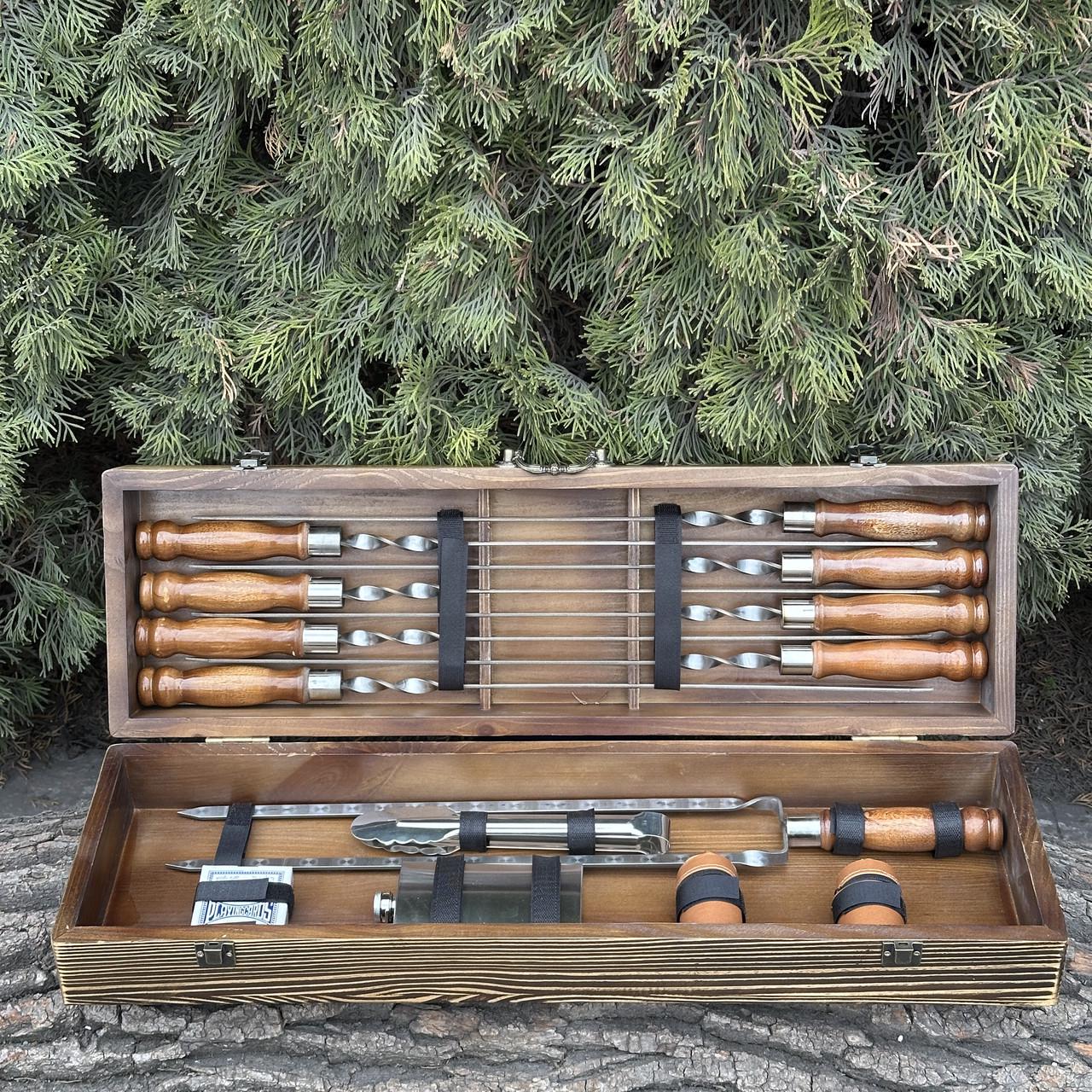 Набор подарочный для барбекю Mzavod Казак Светло-коричневый (27728903)