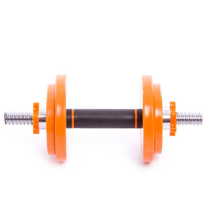 Набір гантелі Zelart FED FED-8008-15 зі штангою 3в1 у пластиковому кейсі 2 шт. 15 кг по 7,5 кг Помаранчевий (DR002878) - фото 4 Набір гантелі Zelart FED FED-8008-15 зі штангою 3в1 у пластиковому кейсі 2 шт. 15 кг по 7,5 кг Помаранчевий (DR002878) - фото 4