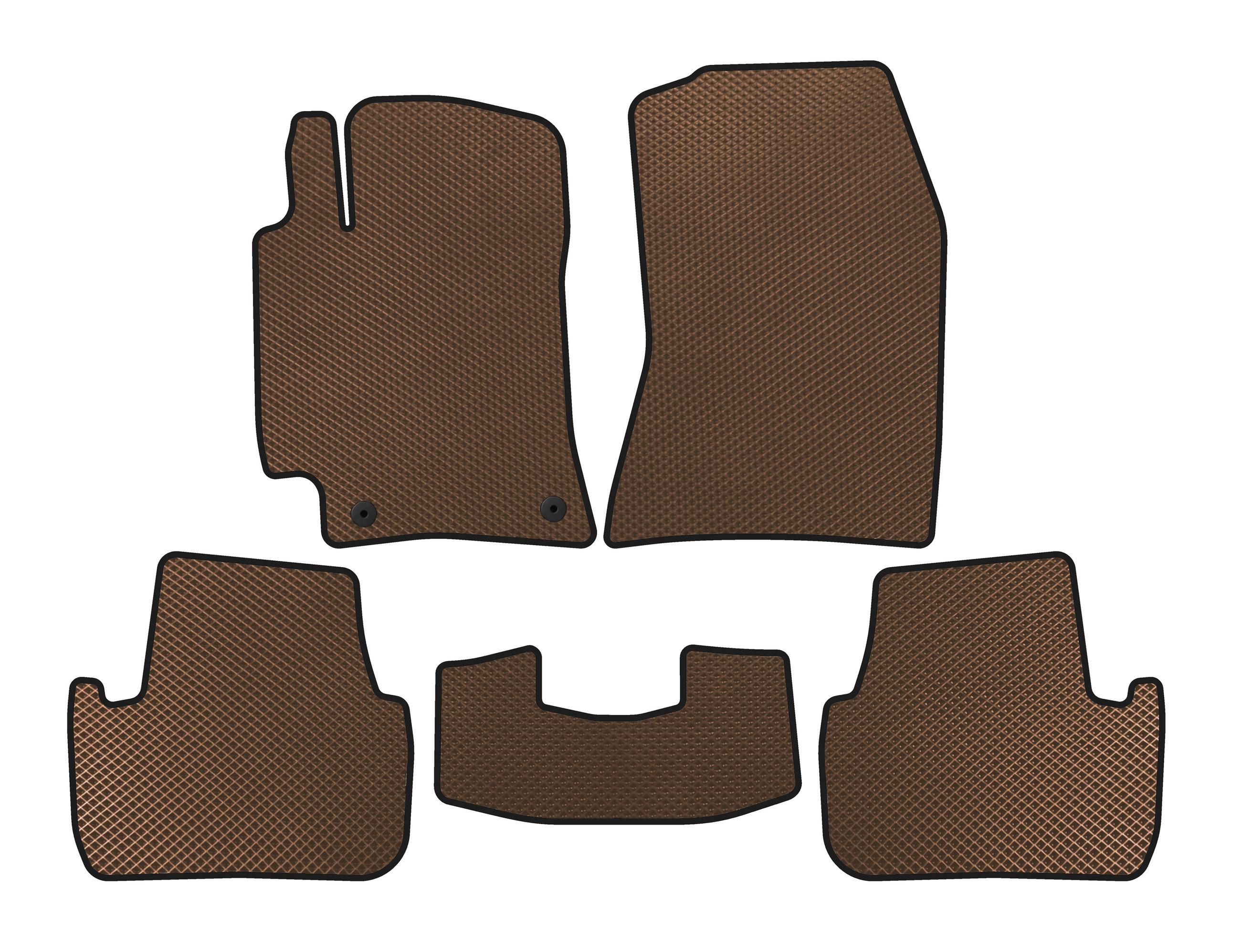 Коврики EVA Digital Designs для Lexus IS 1998-2005 гг. Коричневый (141765)