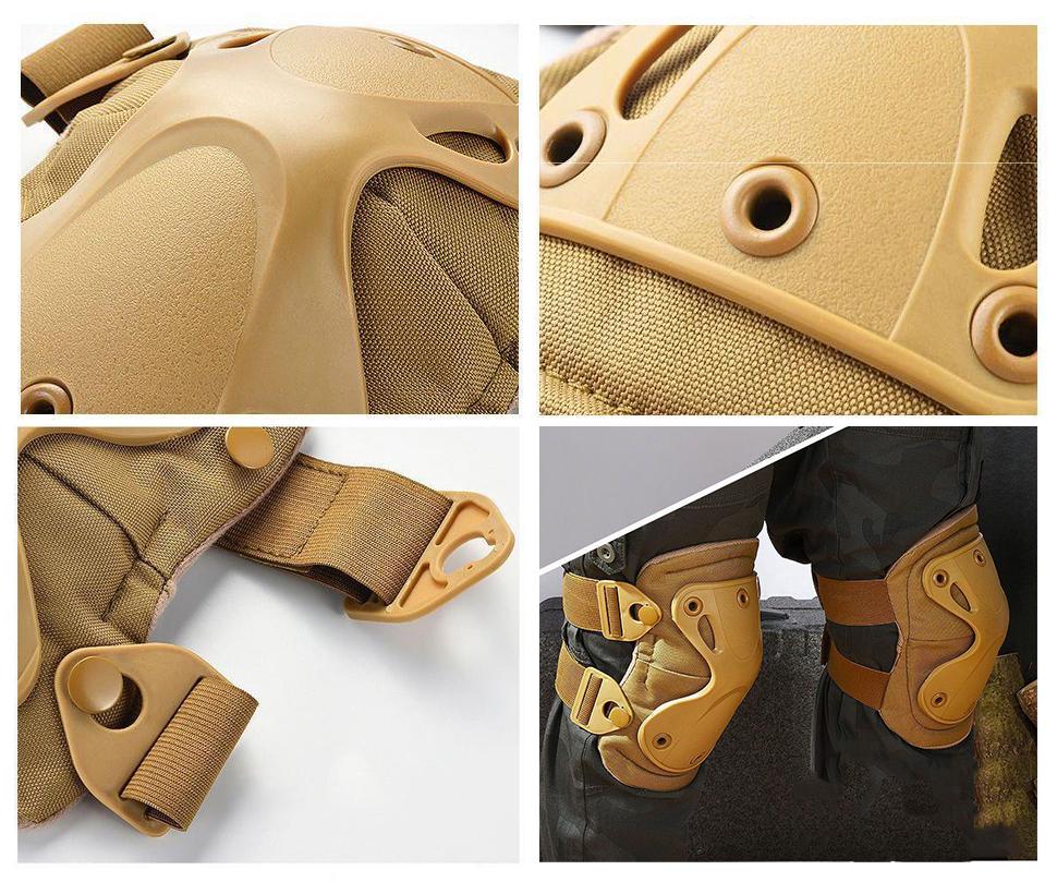 Комплект наколінники та налокітники захисні Койот (protective-pads-set-coyot) - фото 5