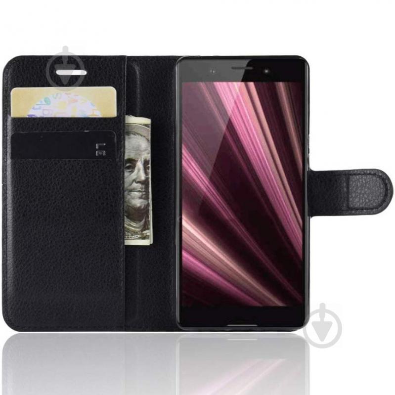 Чехол-книжка Litchie Wallet для Sony Xperia Ace / XZ4 Compact Black (hub_RpwY10668) - фото 4