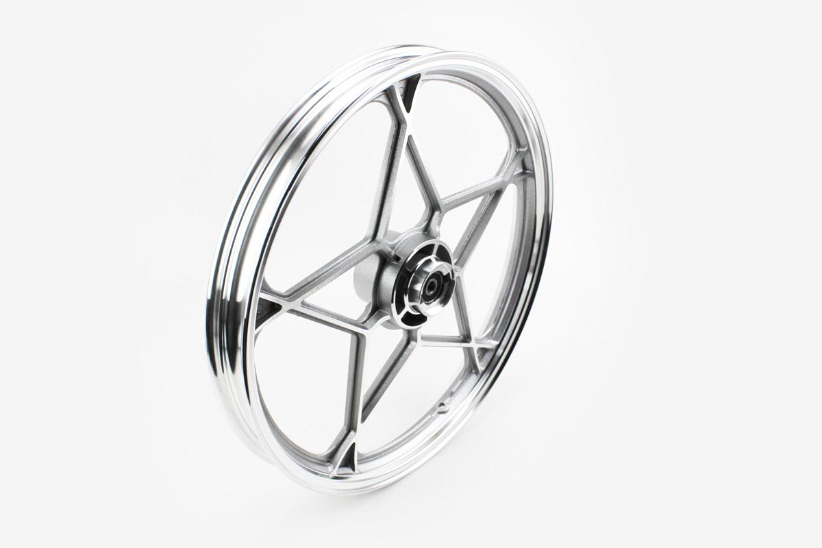 Диск колесный передний литой под диск 18X1,6 к мотоциклам Viper-125J 12 мм Серый (321664)