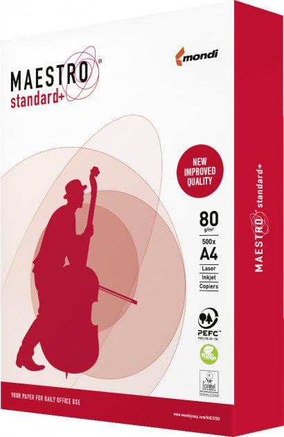 Бумага для принтера Mondi Maestro Standart+ А4 80 г/м2 500 листов (500115)