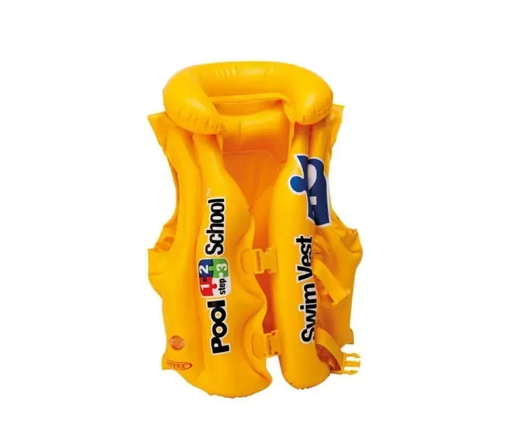 Надувной жилет детский Intex 58660 серия Школа плавания 50х47 см (58660)