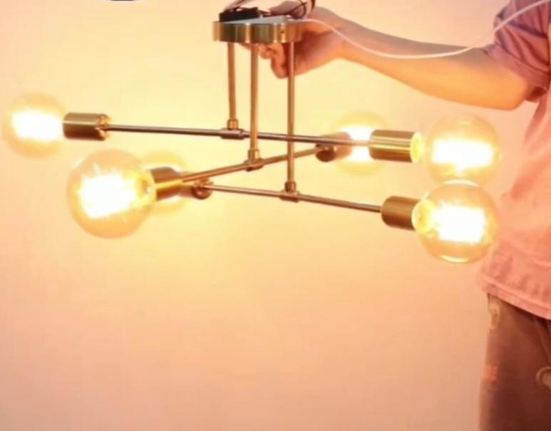 Люстра Спутник Золотой (13802708) - фото 4