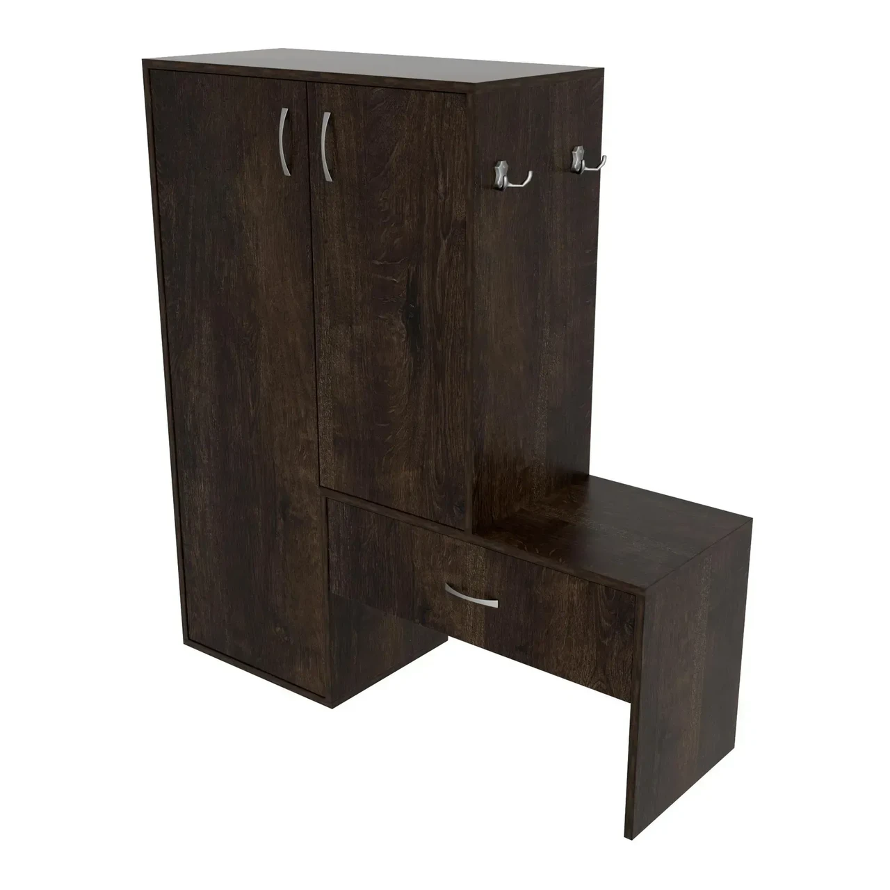 Тумба для обуви Kontinent №6 110х36х120 см Дуб Конкордия (83476765) - фото 1 Тумба для обуви Kontinent №6 110х36х120 см Дуб Конкордия (83476765) - фото 1