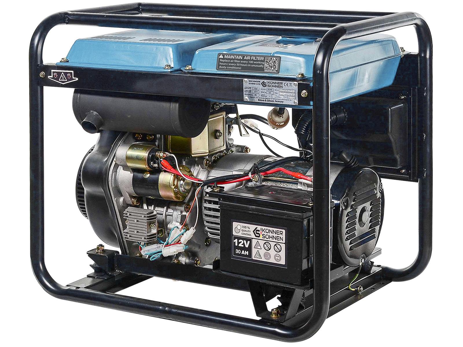 Генератор Konner&Sohnen KS 8100HDE-1/3 ATSR 6/6,5 кВт дизельный 4-х тактный (KS 8100HDE-1/3 ATSR)