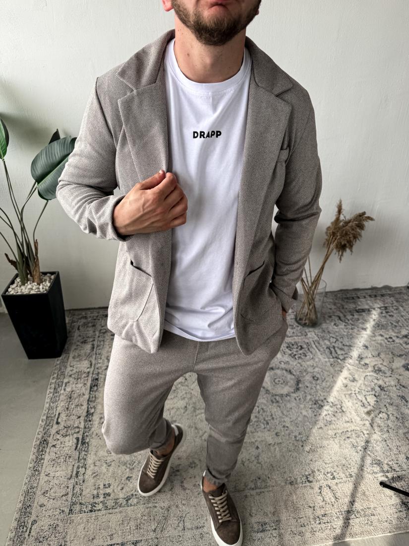 Класичний костюм 52-058 XXL Сірий (39939)