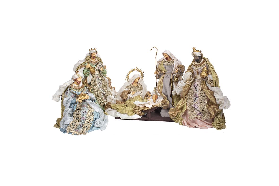 Декорация новогодняя BonaDi Рождественский Вертеп 38 см (428-220)