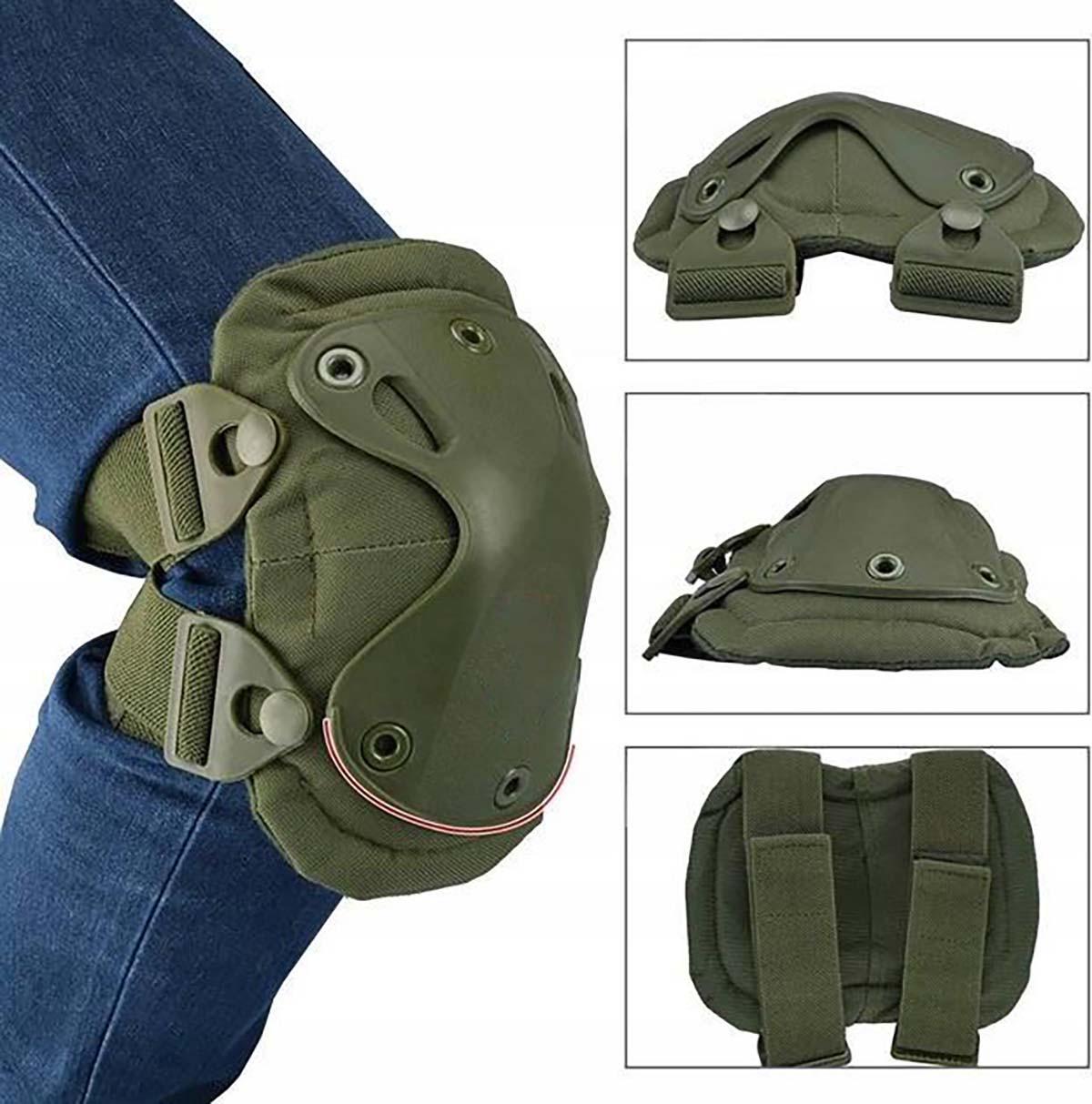 Наколінники для захисту Oxford 800D 2 шт. Оливковий - фото 3