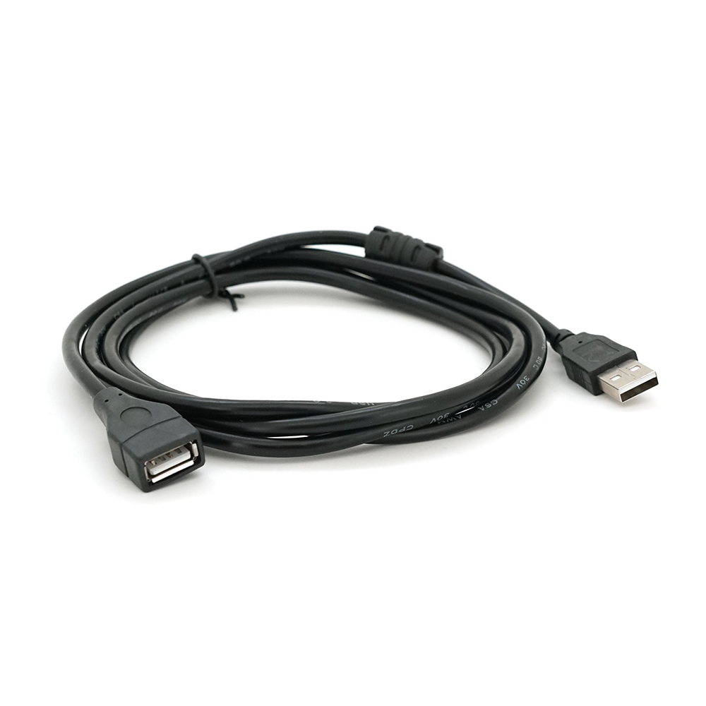 Подовжувач VOLTRONIC Q250 AM AF USB 2,0 1 ферит 2 м Чорний (YUT_V8544)