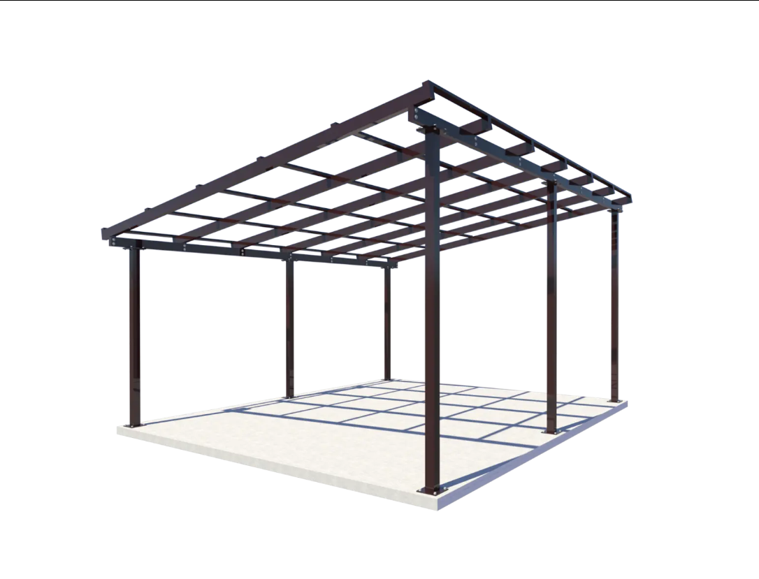 Навес односкатный Shelter Standart 6х5 м