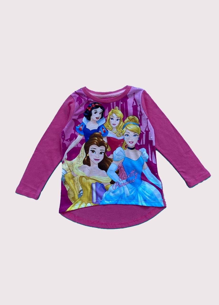 Лонгслив детский Disney с принцессами 18-24 мес. 86 см Розовый (2081861268)