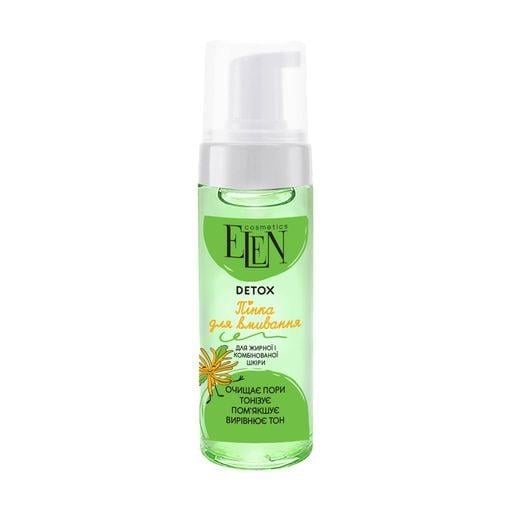 Пенка для умывания для жирной и комбинированной кожи Elen Cosmetics Detox Face Foam 150 мл