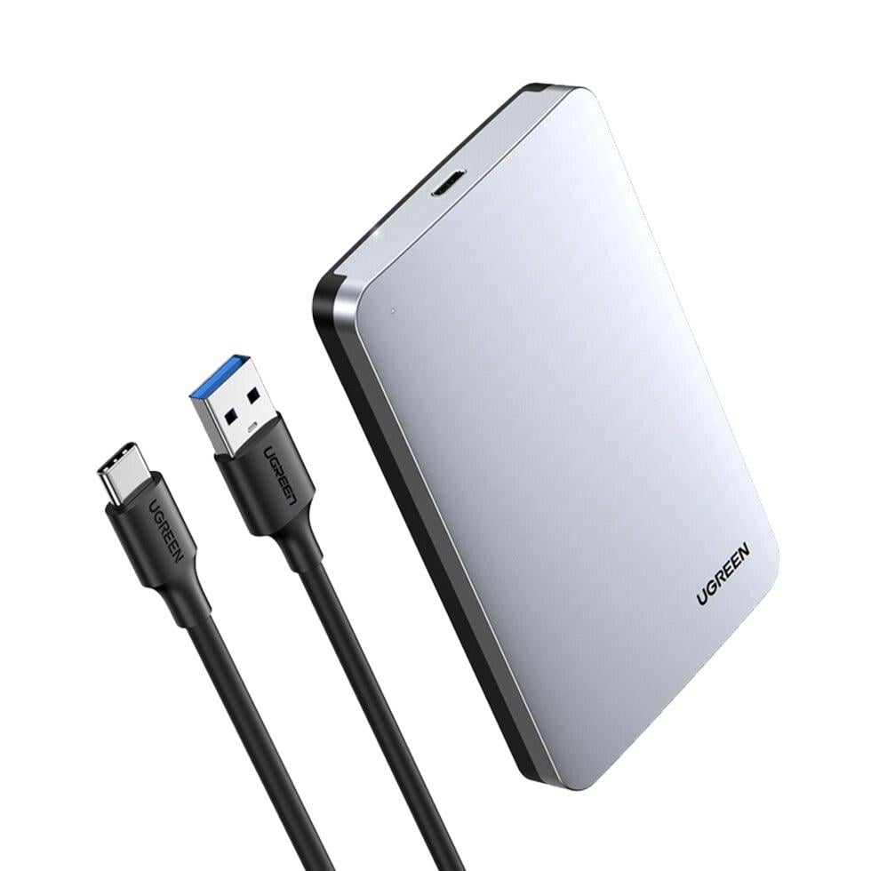 Внешний корпус UGREEN CM400 для SDD/HDD Aluminium (70498)