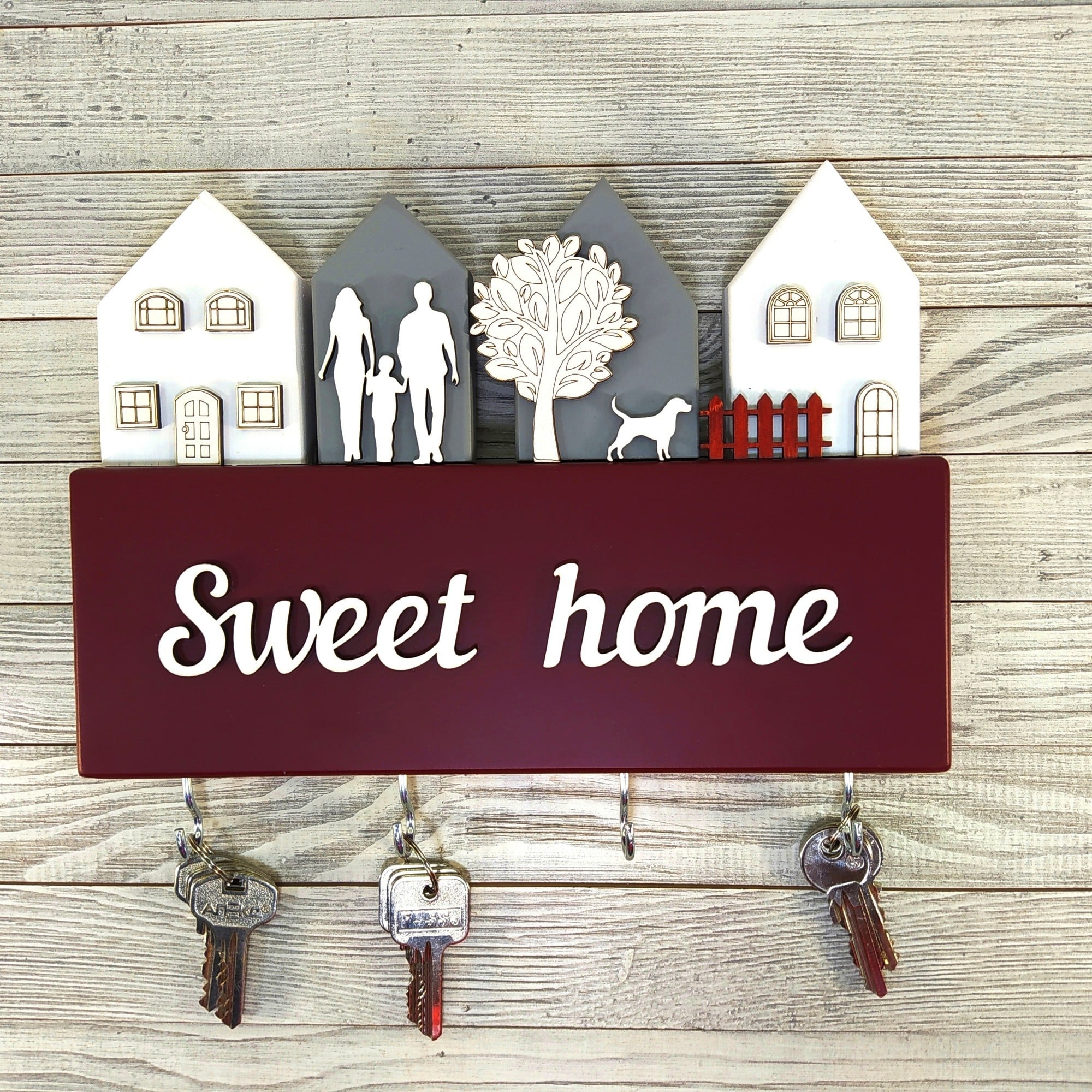 Ключниця Майстерня містера Томаса Sweet home 28х30х3 см (21654004)
