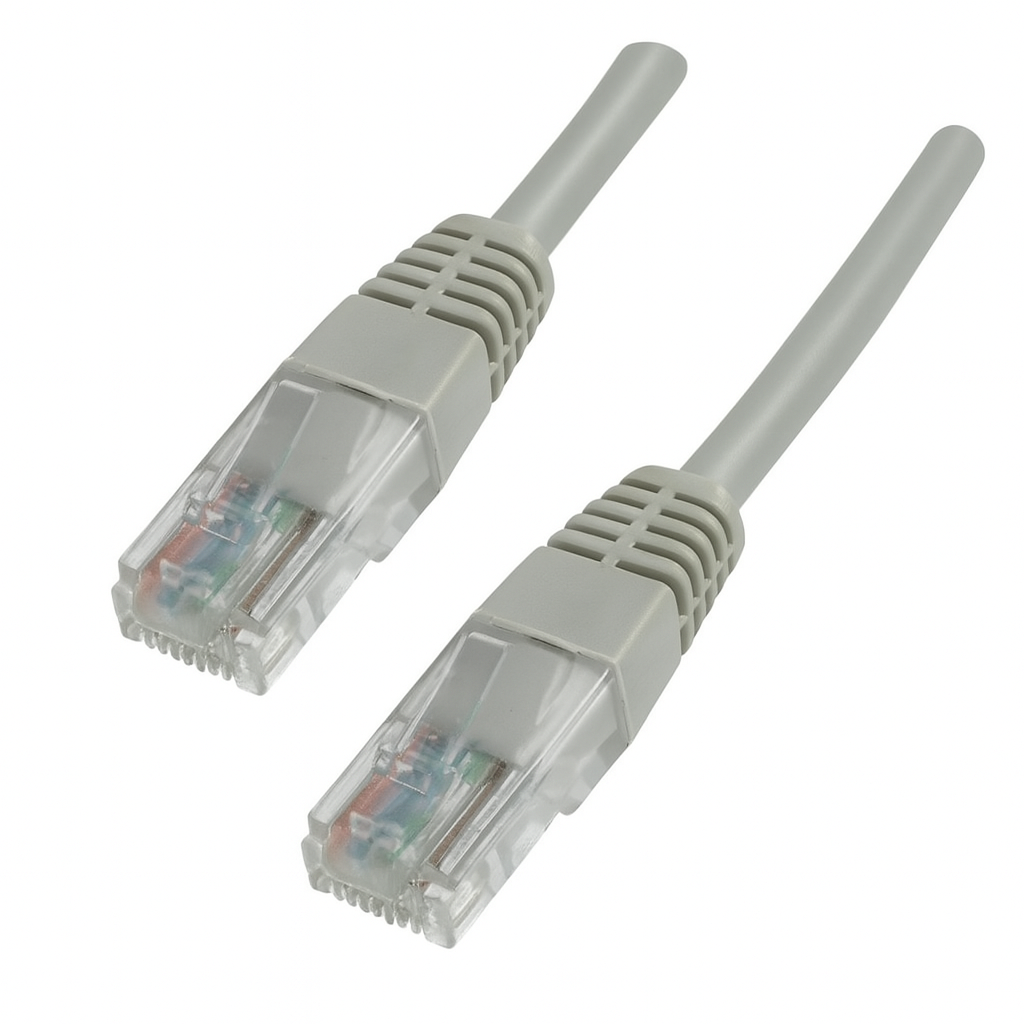 Патч-корд медный неэкранированный Kingda UTP Cat 5E 3 м PVC Gray (633435)