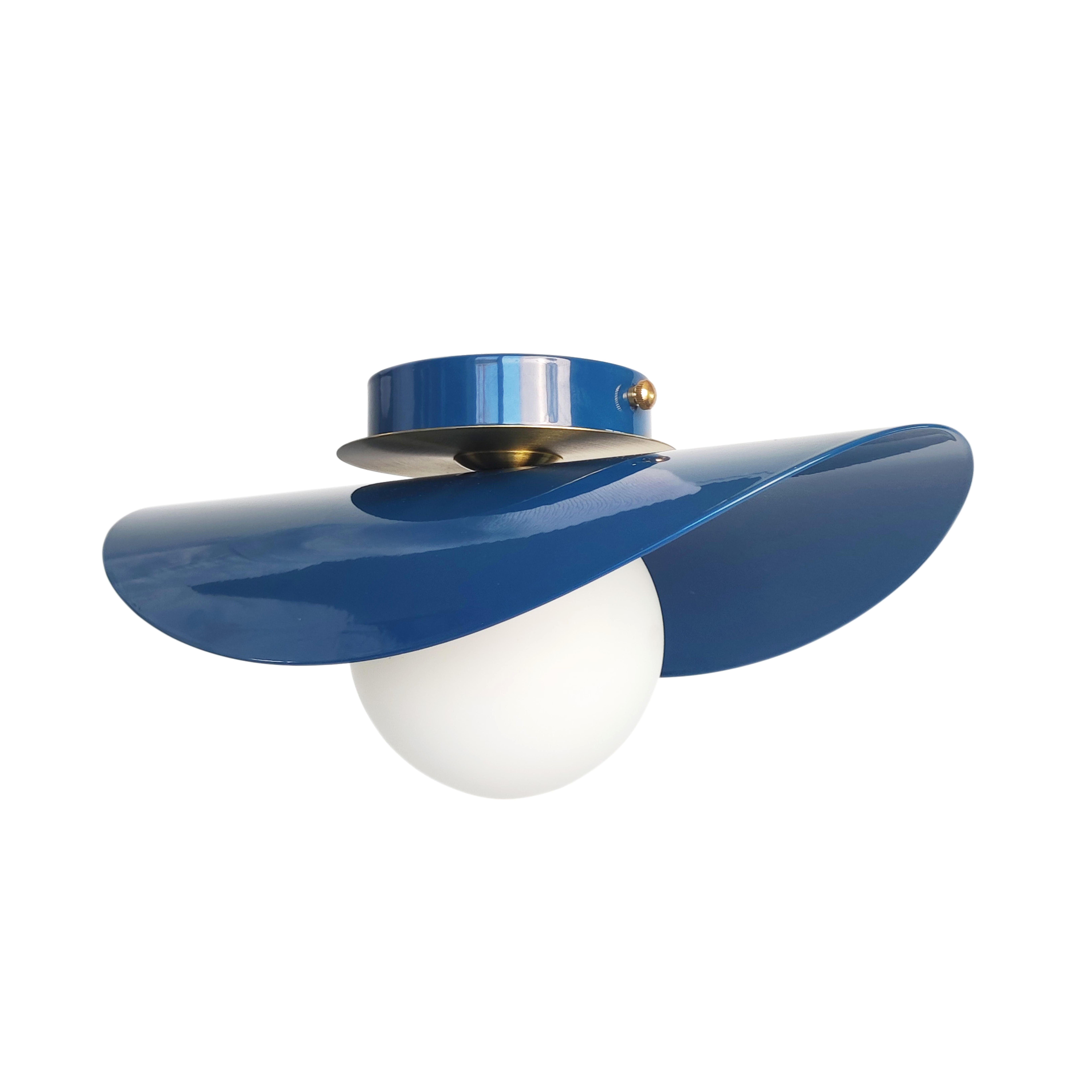 Настенный светильник Gaff Design с деталями из латуни Синий (BRASS44) - фото 3