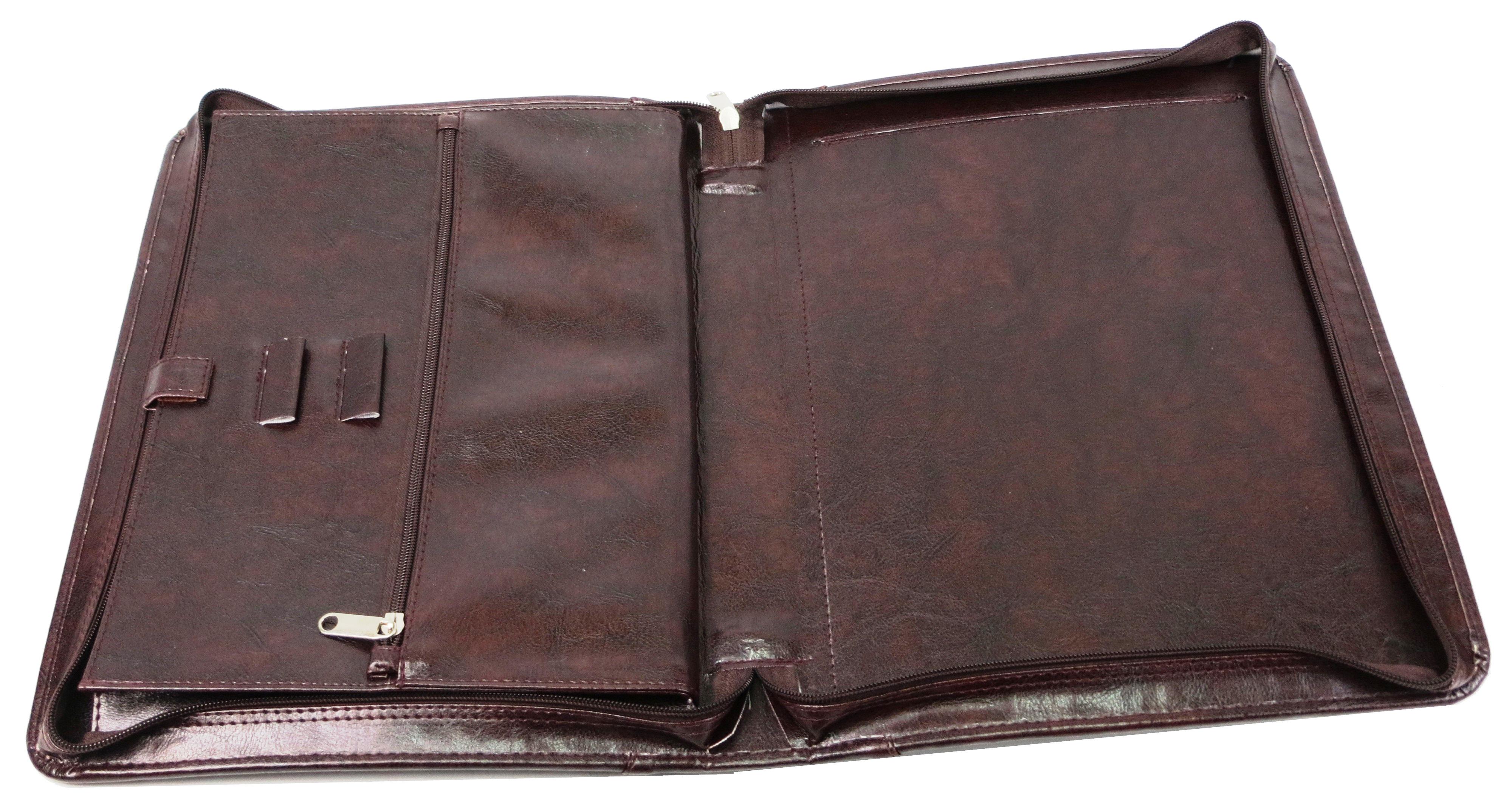 Папка деловая Exclusive для документов из экокожи Коричневый (710200 brown) - фото 2 Папка деловая Exclusive для документов из экокожи Коричневый (710200 brown) - фото 2