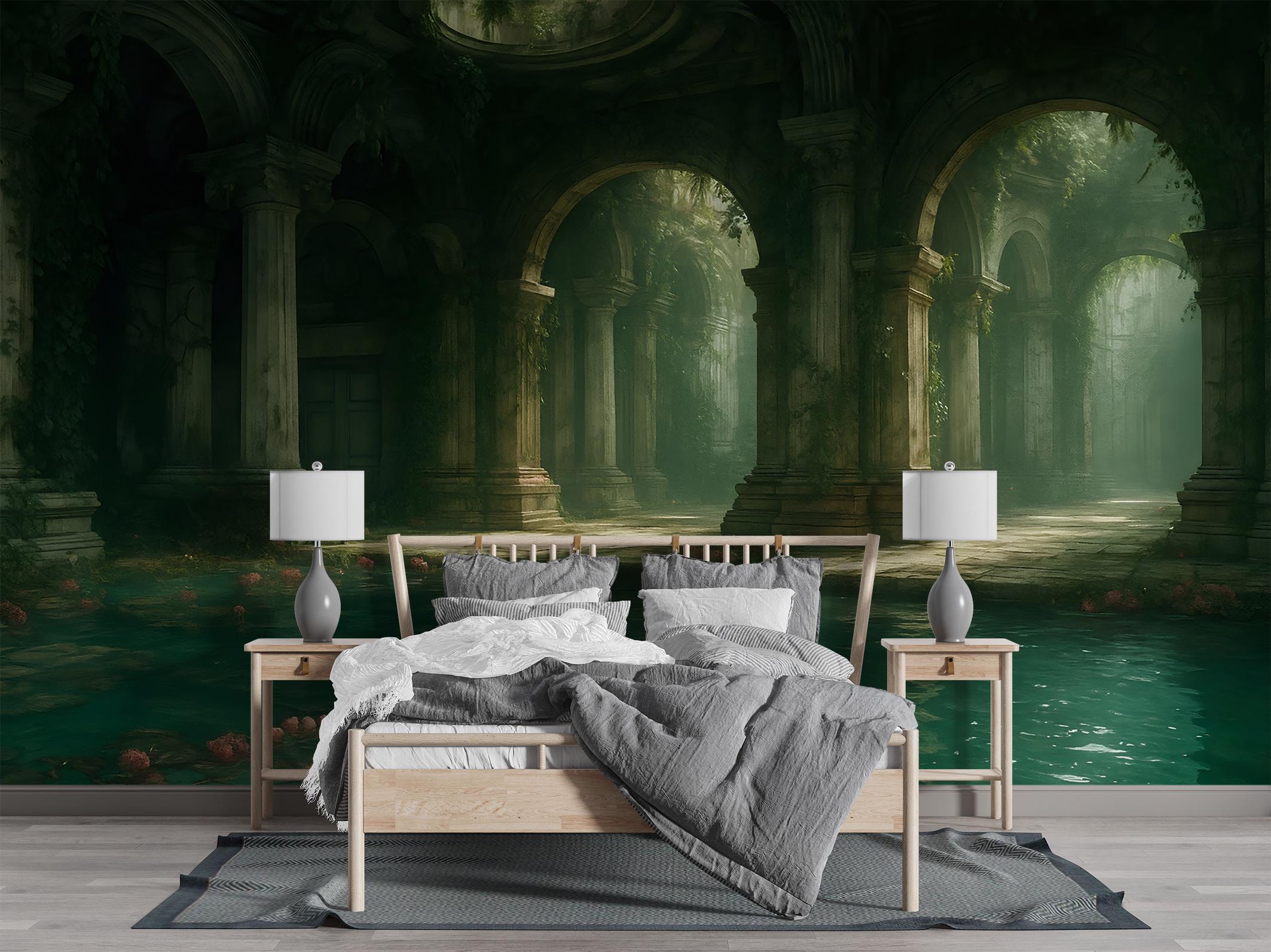 Фотообои флизелиновые Upstream Затерянный храм воды 180х120 см (VINT-014/2) - фото 3 Фотообои флизелиновые Upstream Затерянный храм воды 180х120 см (VINT-014/2) - фото 3