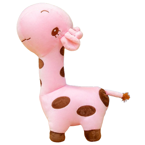 Мягкая игрушкаRESTEQ Жираф 55 см Розовый (VA-450)