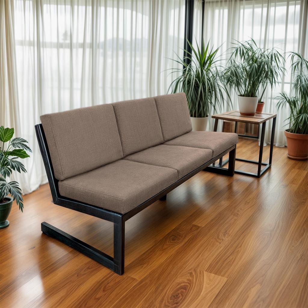 Диван металевий Tobi Sho Флекс/DV6 з 6 подушками 750х1560х700 мм рогожка 03/Бежевий (DV069388) - фото 3 Диван металевий Tobi Sho Флекс/DV6 з 6 подушками 750х1560х700 мм рогожка 03/Бежевий (DV069388) - фото 3