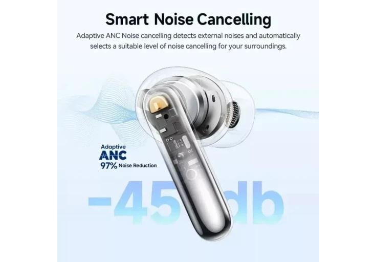 Навушники бездротові QCY MeloBuds N50 TWS Black (HT12) - фото 7 Навушники бездротові QCY MeloBuds N50 TWS Black (HT12) - фото 7