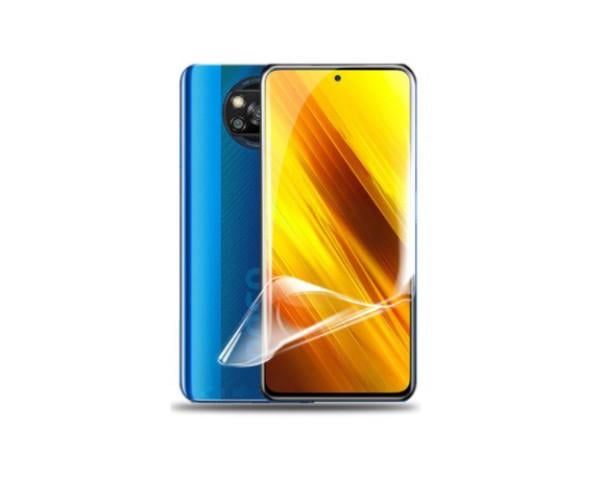 Противоударная гидрогелевая пленка Hydrogel Film для Xiaomi Poco X3, Transparent