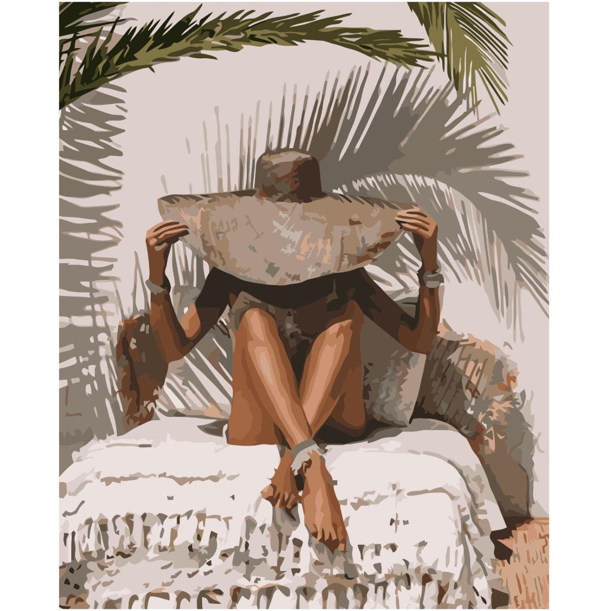 Картина по номерам Strateg Под солнцем Мальдив 40x50 см (VA-3710)