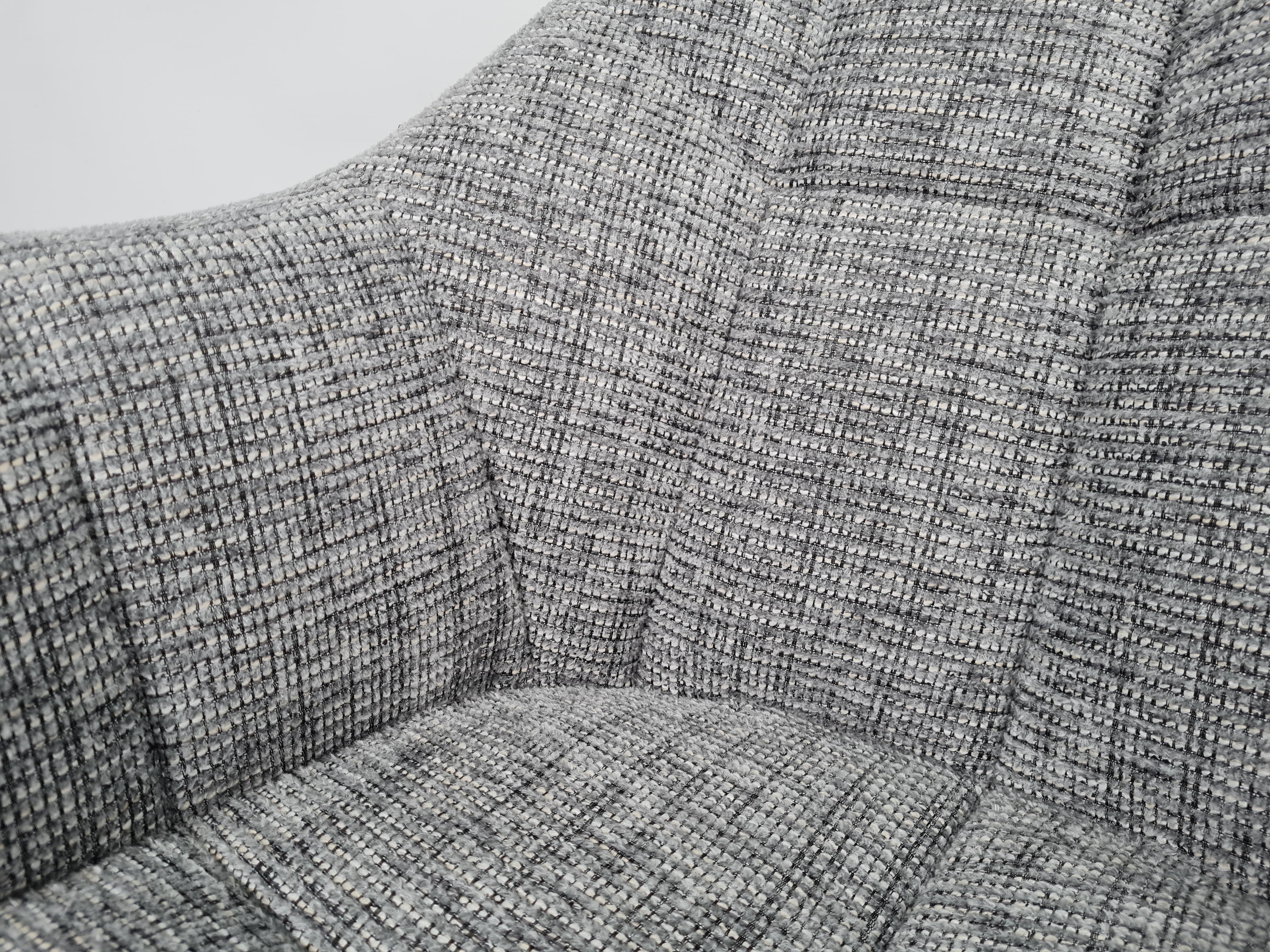 Стул Intarsio STEFAN Черный/Светло-серый - фото 6