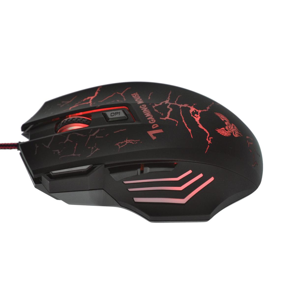 Мышка игровая Gaming Mouse X7 RGB 4800 dpi (1010454-Black) - фото 4