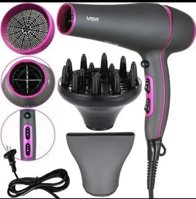 Фен з дифузором та концентратором VGR V-402 (7992) - фото 7 Фен з дифузором та концентратором VGR V-402 (7992) - фото 7