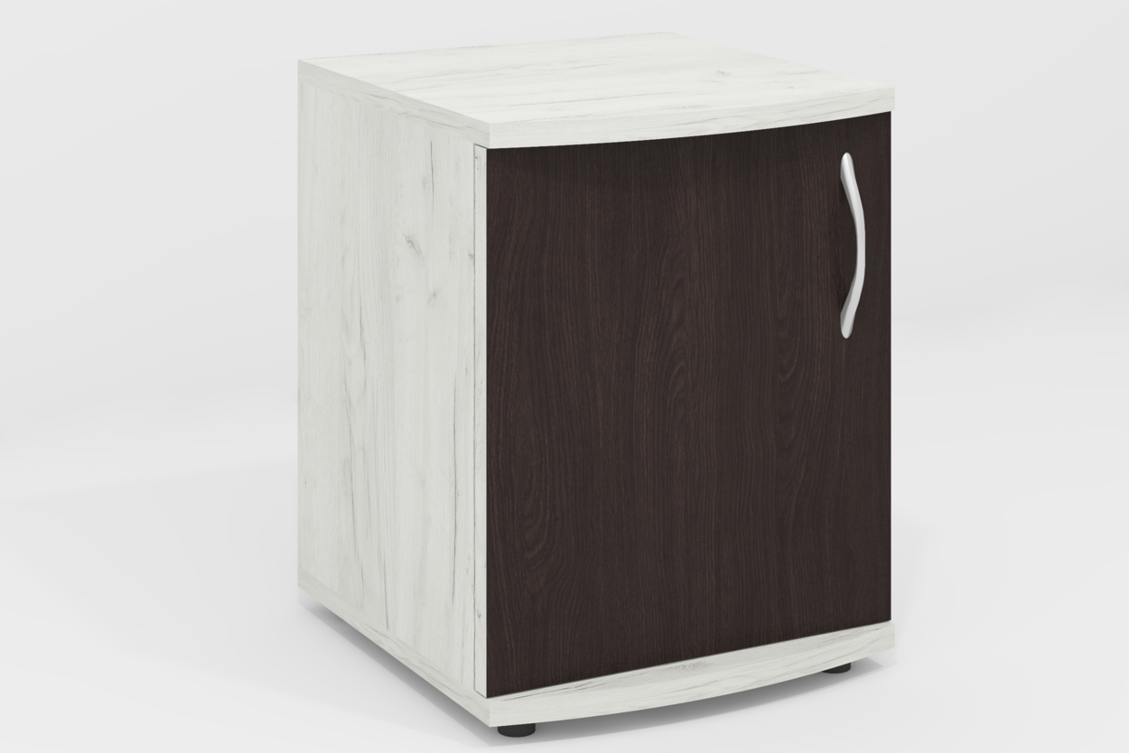 Тумба прикроватная V-3 350х350х450 мм Дуб Крафт Белый/Венге Магия (22882) Тумба прикроватная V-3 350х350х450 мм Дуб Крафт Белый/Венге Магия (22882)