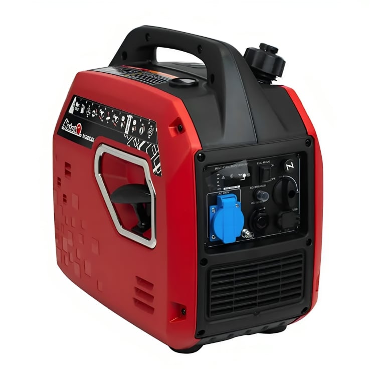 Электростанция инверторная бензиновая Matari M2200I 1,9/2 кВт 220 В в кожухе с ручным запуском и баком 4 л (38978742)
