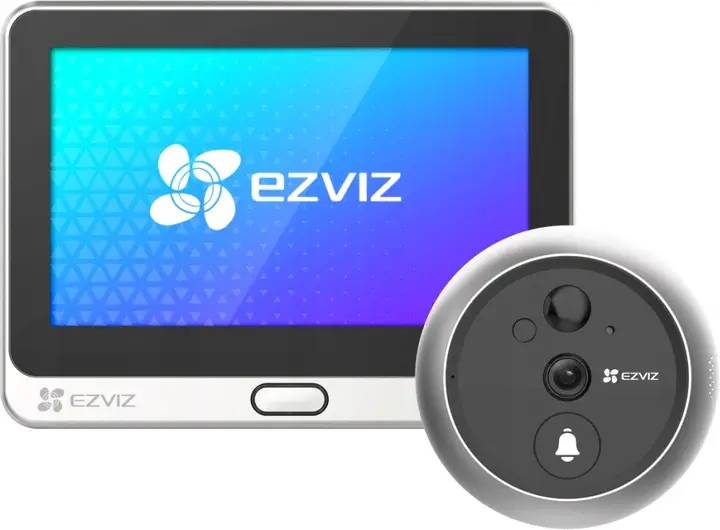 Видеозвонок-глазок беспроводной EZVIZ DP2C с камерой 1080p экраном 4,3" Wi-Fi PIR-датчиком движения Серебристый (SKU-678) Видеозвонок-глазок беспроводной EZVIZ DP2C с камерой 1080p экраном 4,3" Wi-Fi PIR-датчиком движения Серебристый (SKU-678)