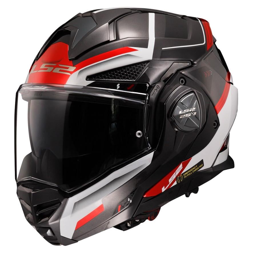 Мотошлем LS2 FF901 Advant X Spectrum M Black/White/Red (36805)