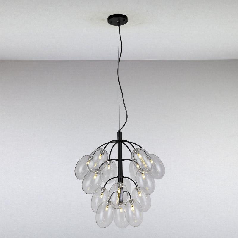 Люстра Light House LS-13156-15 подвесная молекула Черный (7943)