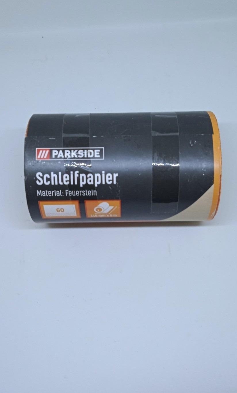 Наждачний папір Parkside 353268-2 4 м Р60 Сірий