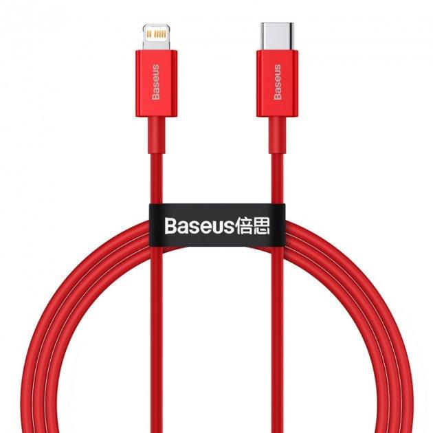 Кабель Baseus CATLYS-A09 Superior Series Fast Charging Data Cable Type-C to iP PD 20W 1 м Red